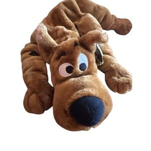 Hug Me Scooby Doo 2000 30" Flat Laying Large Plush Pillow Cartoon Network Vtg